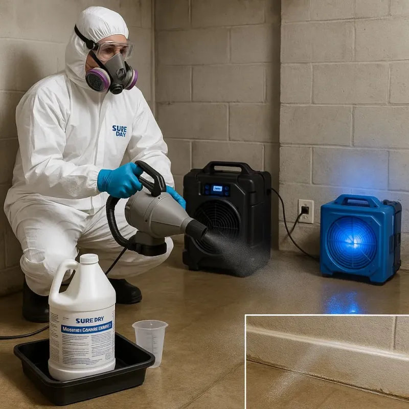 Sanitization and Odor Removal process in Summit Hill, PA