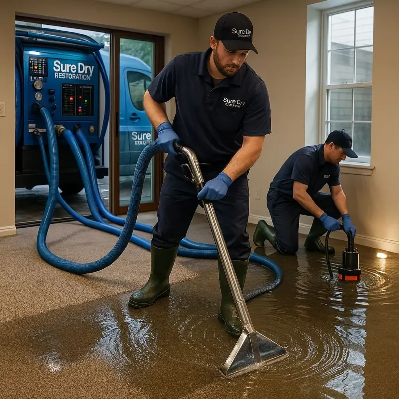 Water Extraction and Removal process in Summit Hill, PA